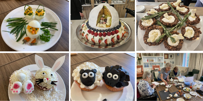Boutique Care Homes Easter Baking
