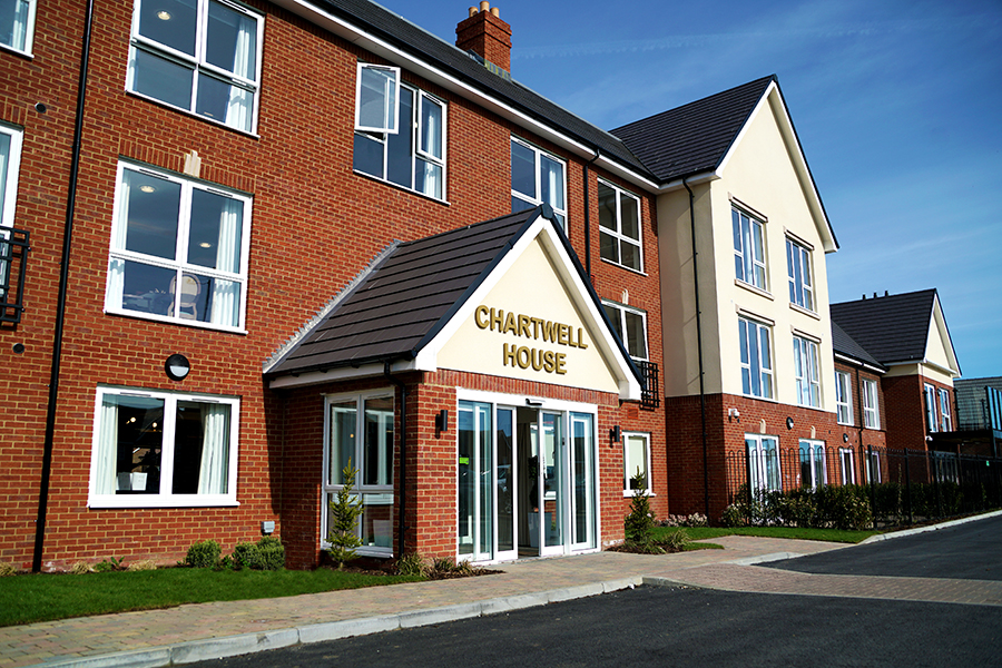 External of Chartwell House Care Home