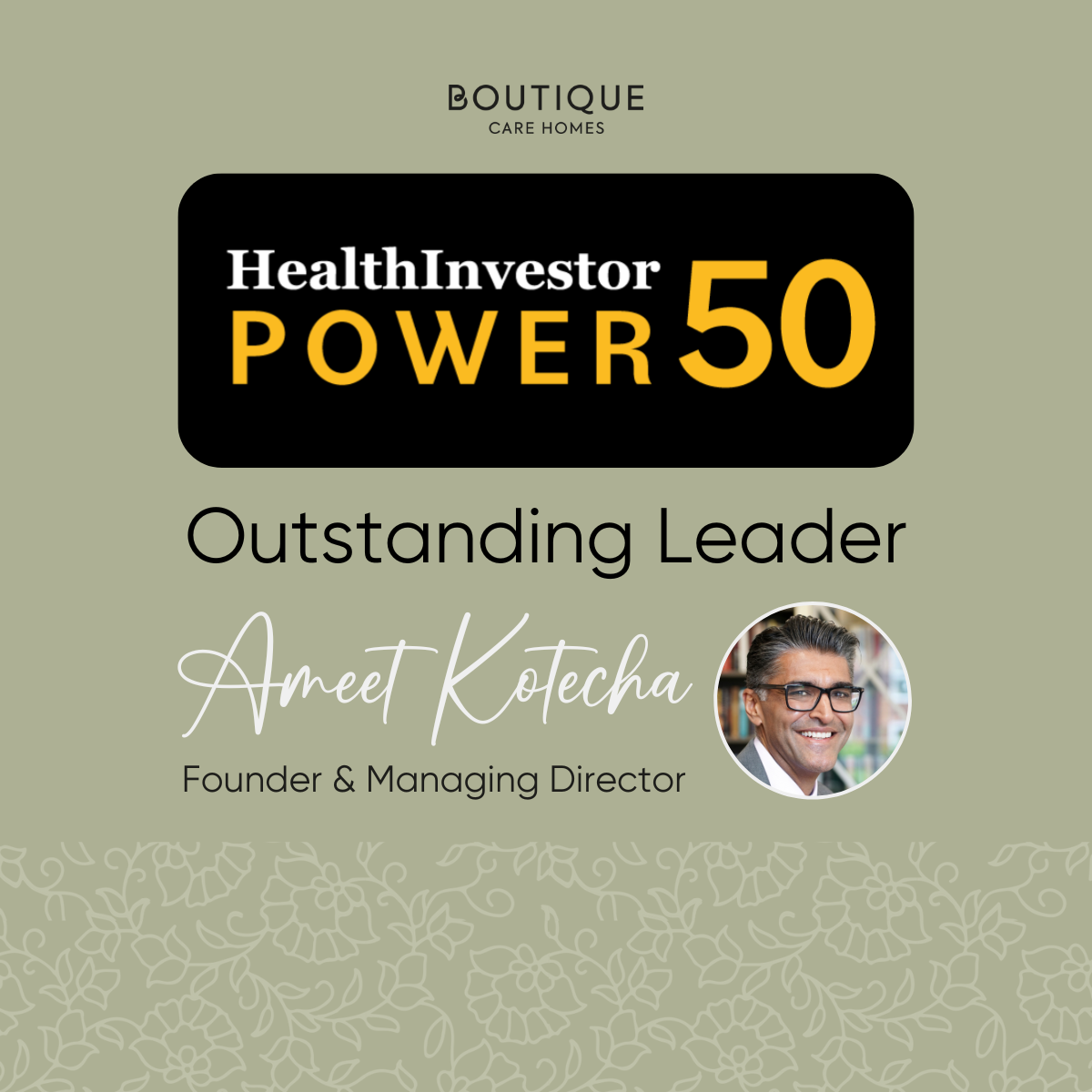 Ameet Kotecha Health Investor Power 50