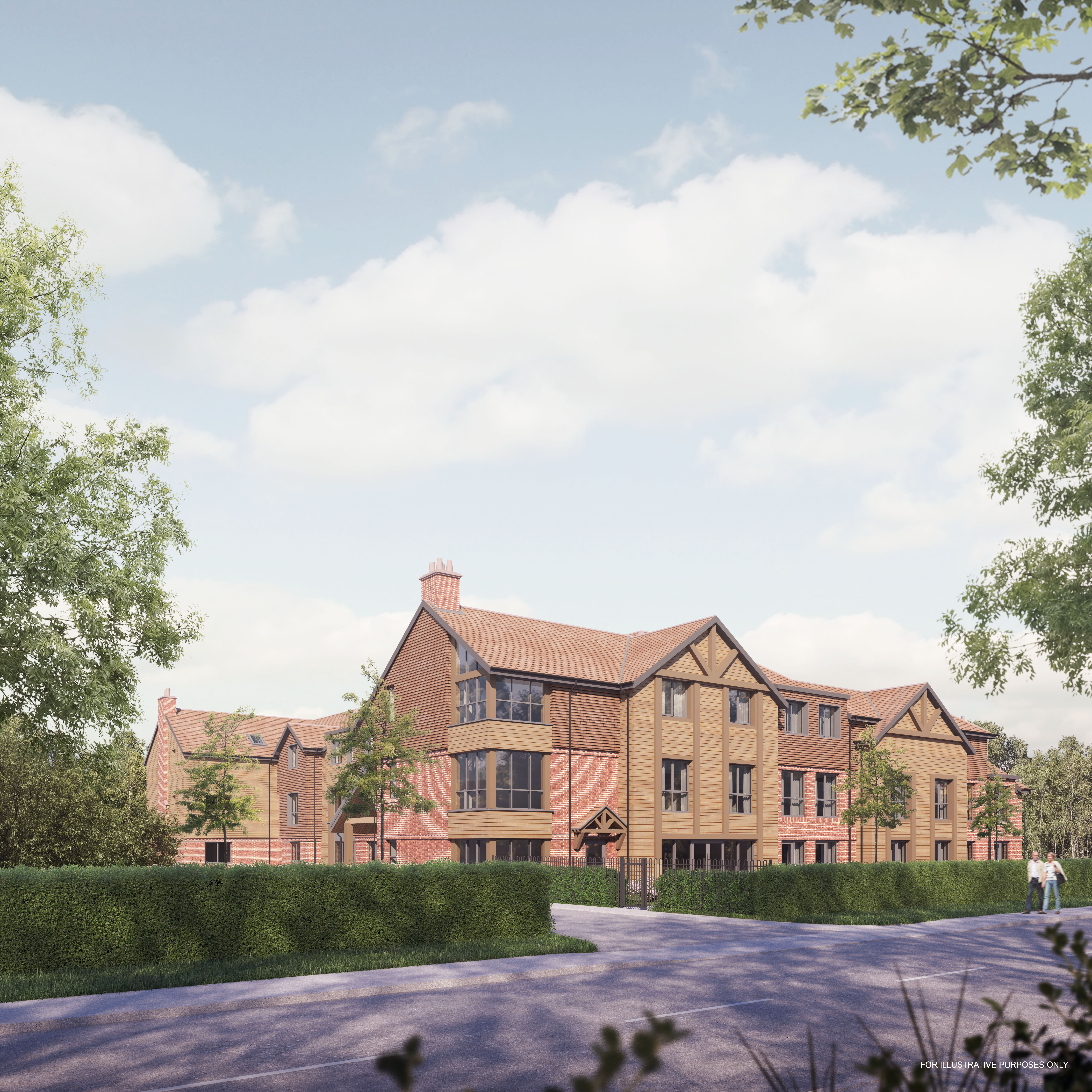 CGI of new Boutique Care Homes site in Tadley