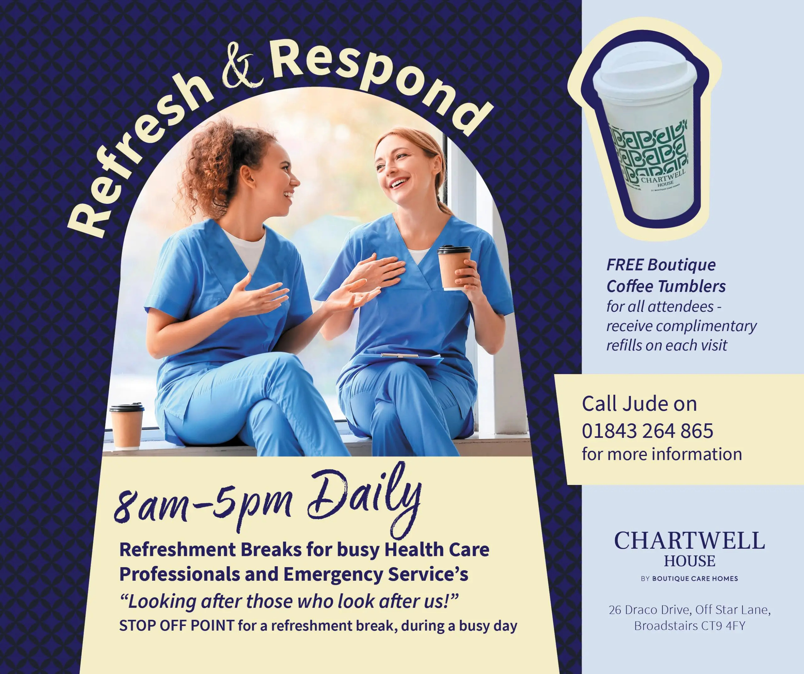 Refresh & Respond launched by Chartwell House