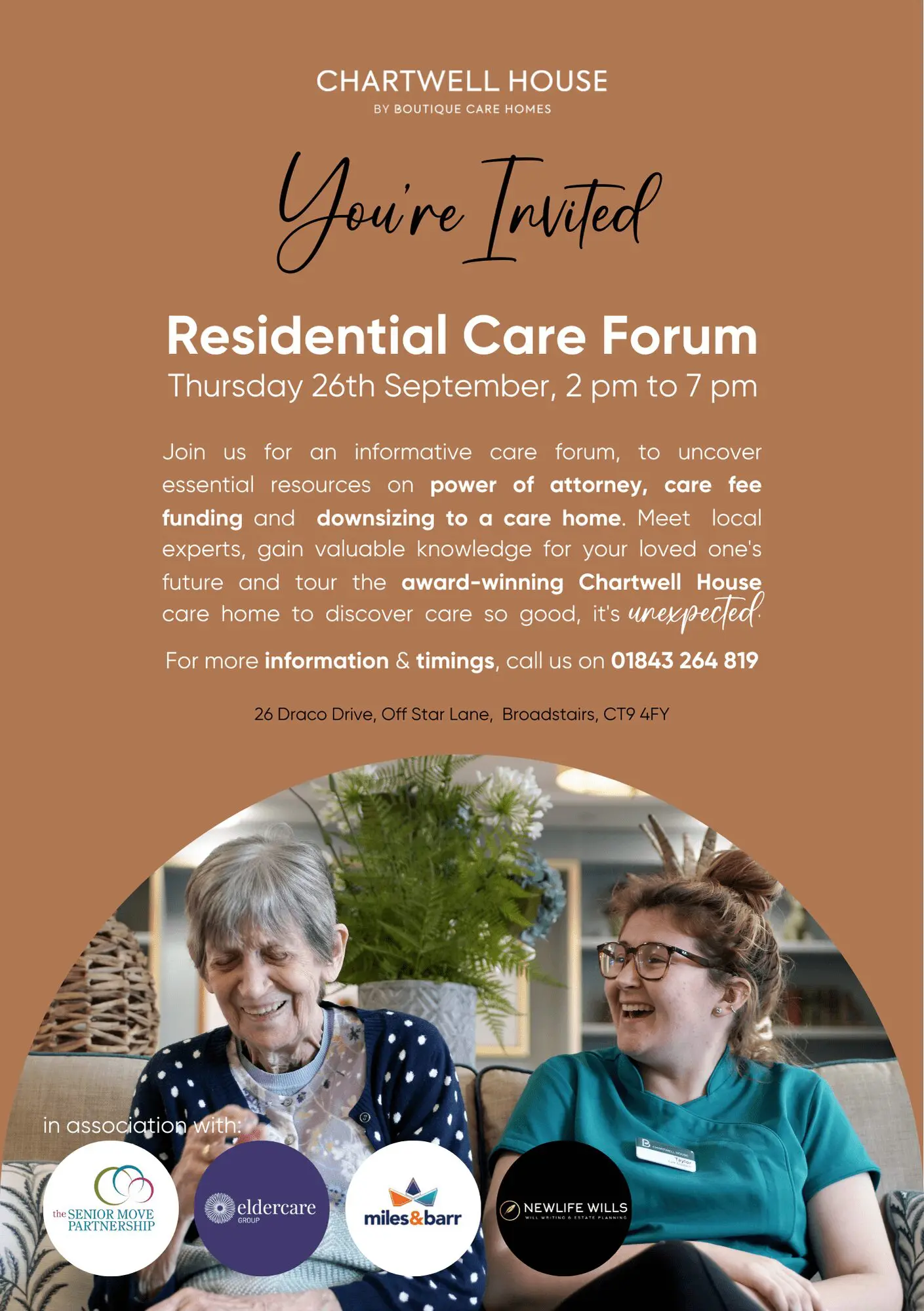 Unlock Trusted Guidance at Chartwell House’s Residential Care Forum