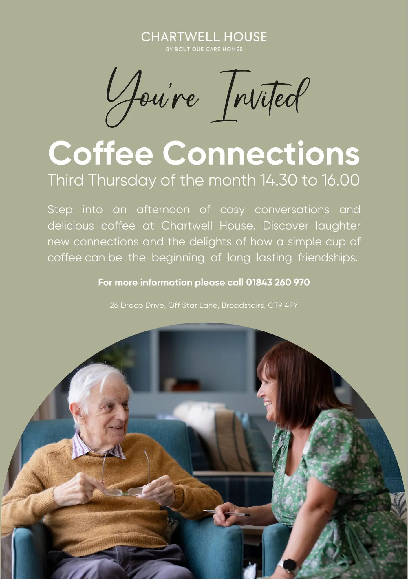 Chartwell House Coffee Connections Friendship Club 2024