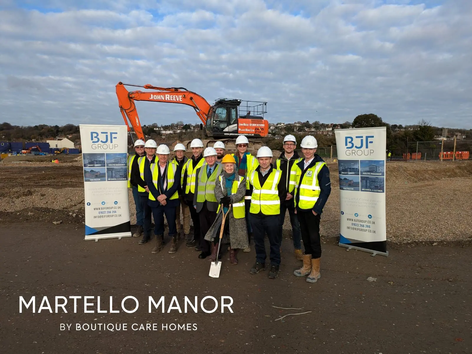 Mayor of Hythe Leads Groundbreaking Ceremony for Martello Manor
