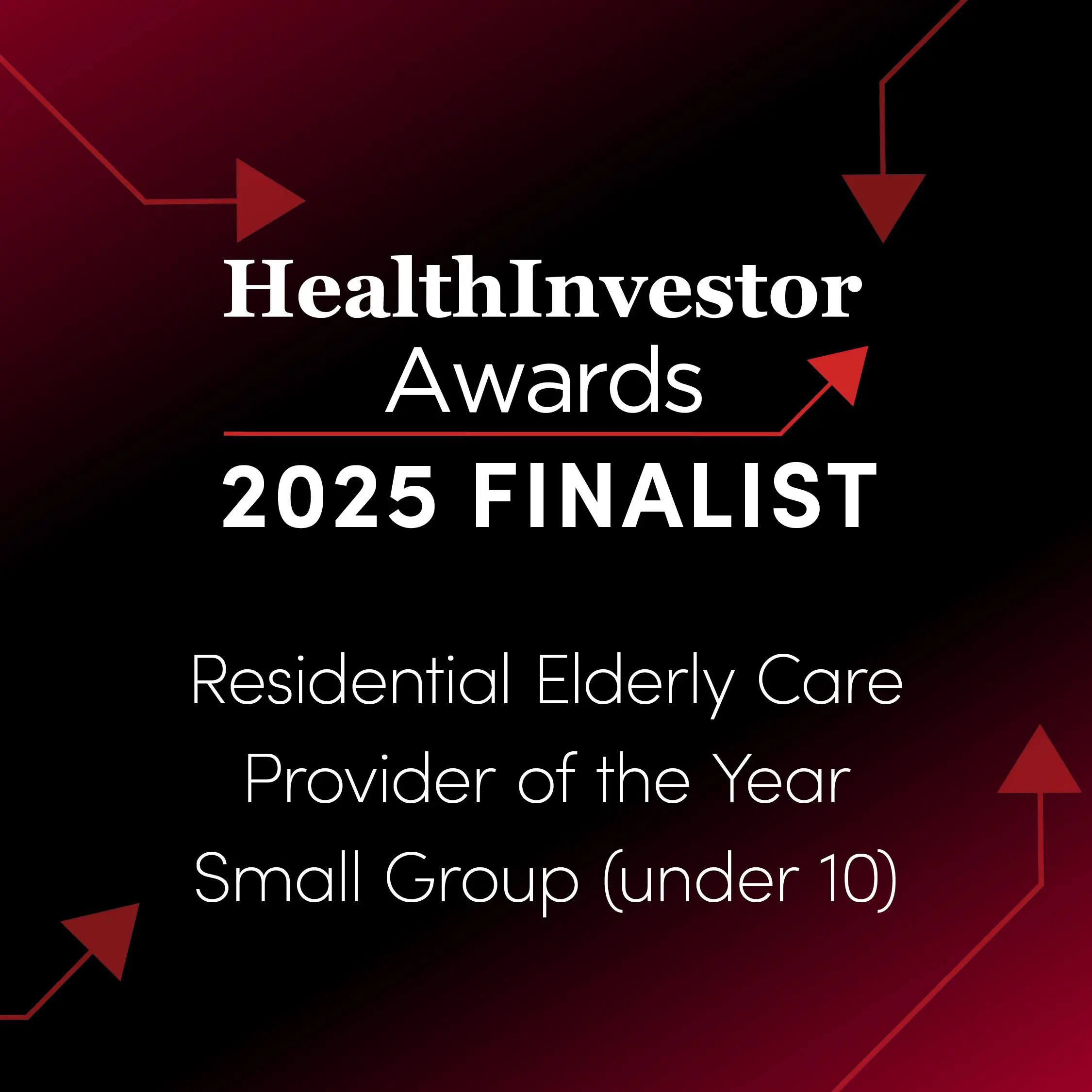 Boutique Care Homes Earns National Recognition as Finalist for Top Industry Award