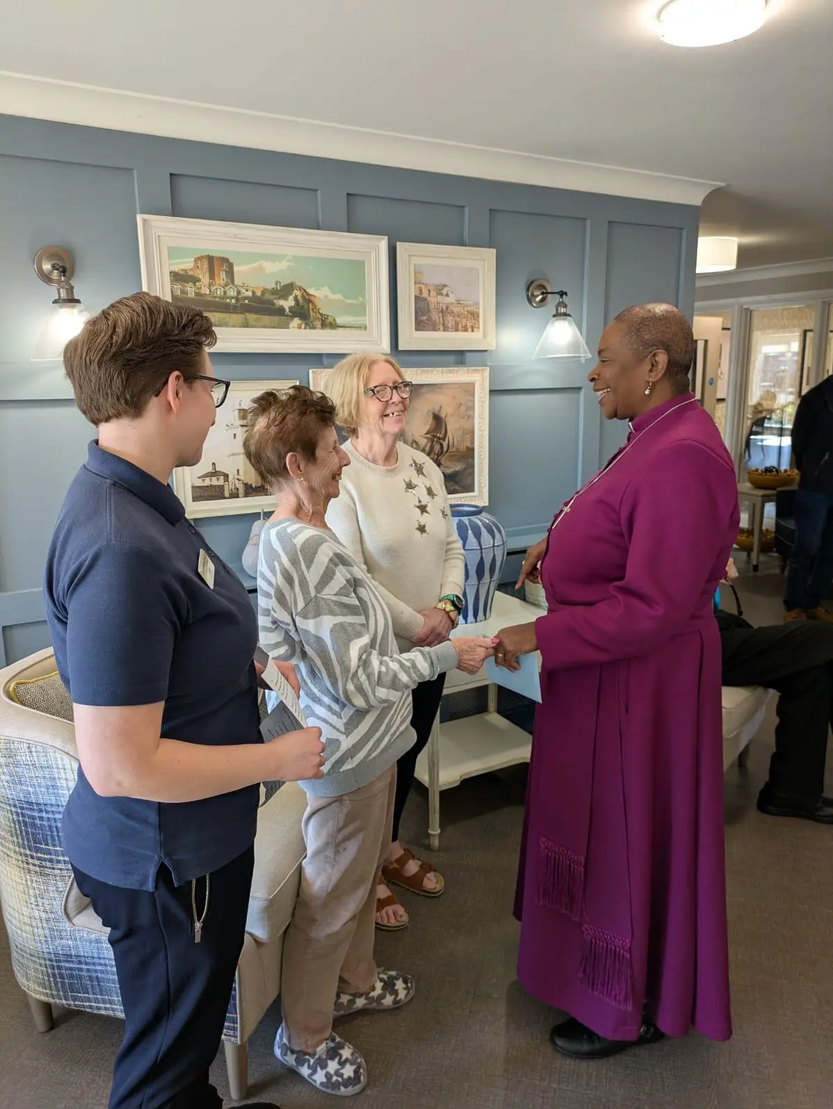 Bishop of Dover Brings Blessing and Inspiration to Chartwell House