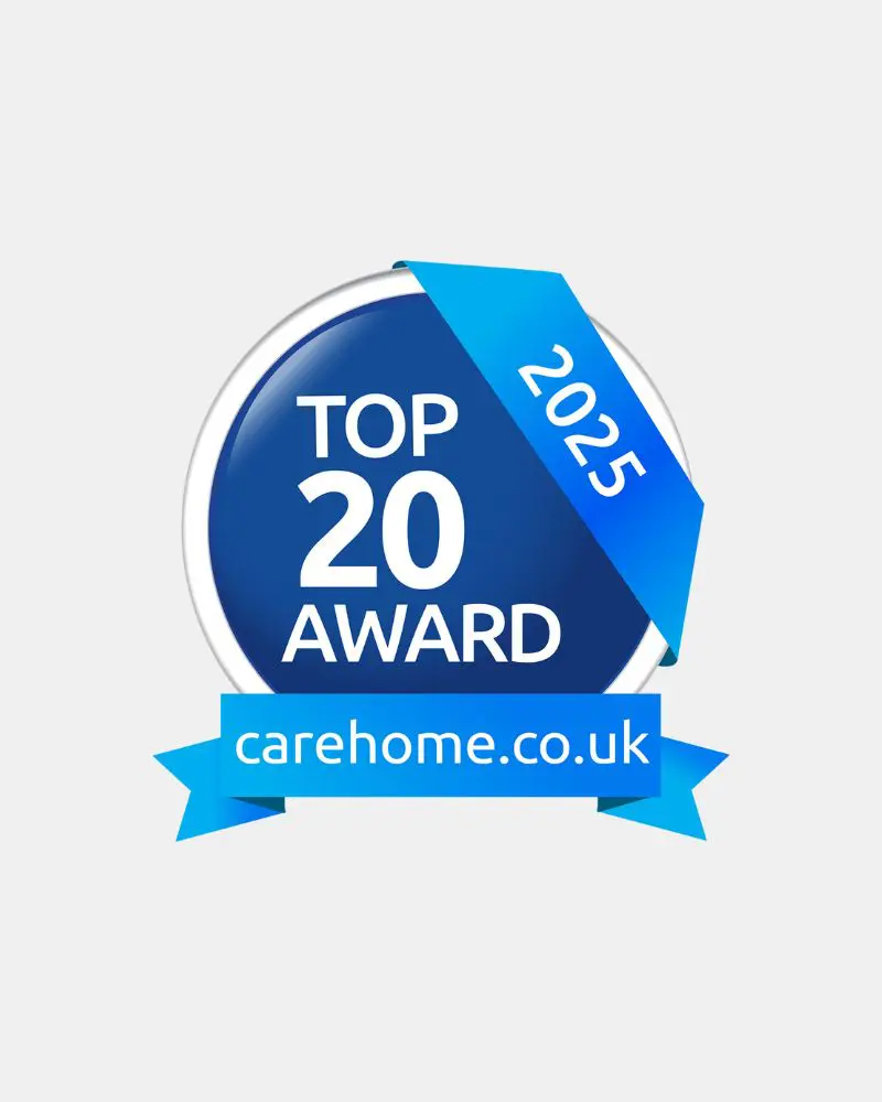 Top 20 Care Home, South East Region, Carehome.co.uk Awards 2025