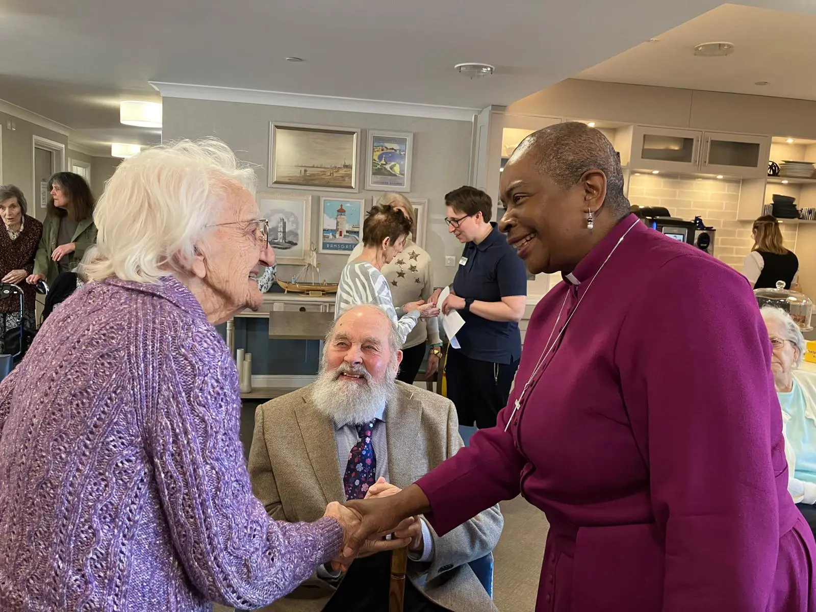 Bishop of Dover Brings Blessing and Inspiration to Chartwell House