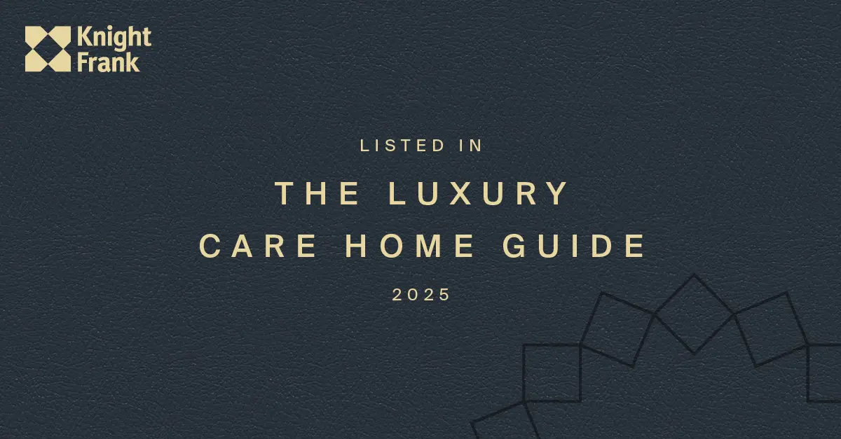 Chartwell House Named in Knight Frank’s Luxury Care Home Guide 2025