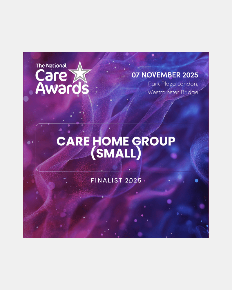 Boutique Care Homes Named Finalist for Care Home Group of the Year at National Care Awards