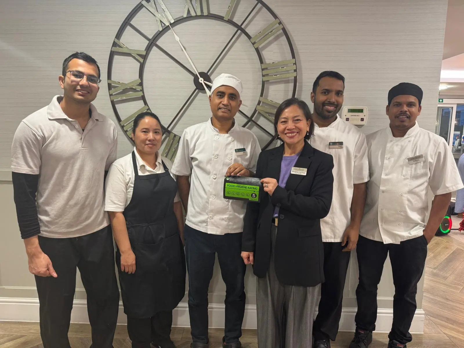 A Shining 5-Star Success for The Burlington’s Kitchen Team