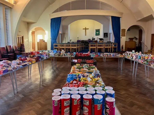 Chartwell House Hosts Fourth Annual Festive Food Pantry to Support Local Families gallery item #2