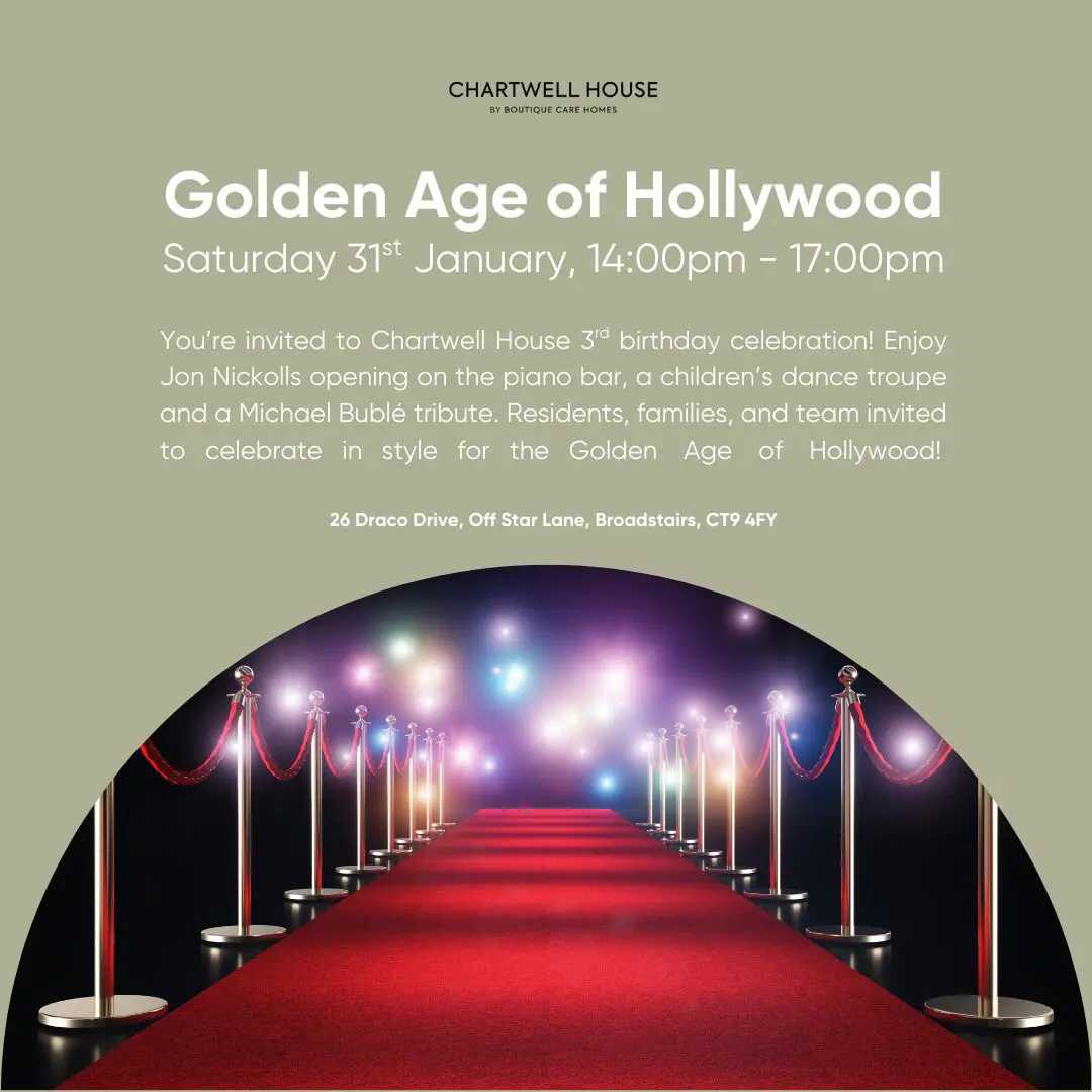 A Golden Age of Hollywood Celebration: Chartwell House’ Third Birthday Celebration!