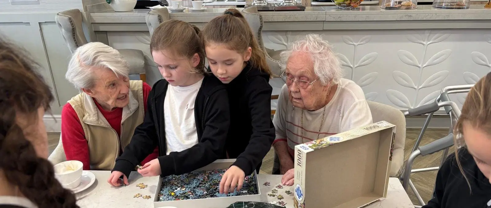 Schoolchildren Bring World Puzzle Day Magic to The Burlington
