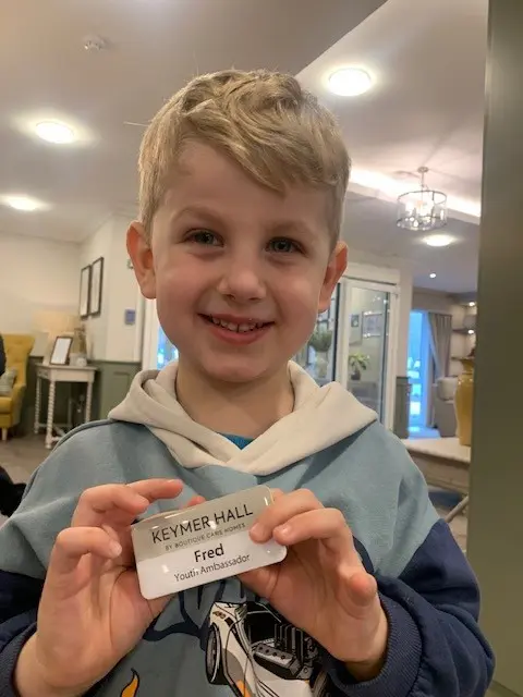 Four-Year-Old Fred Becomes Youth Ambassador at Keymer Hall