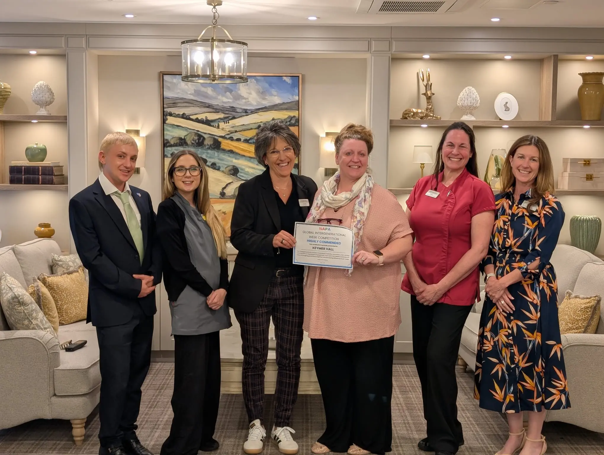 Keymer Hall Wins National Award for Intergenerational Activity