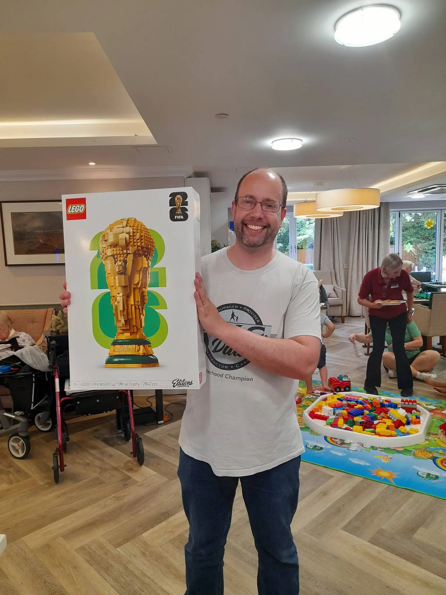 Young and Old United by Lego for the World Cup