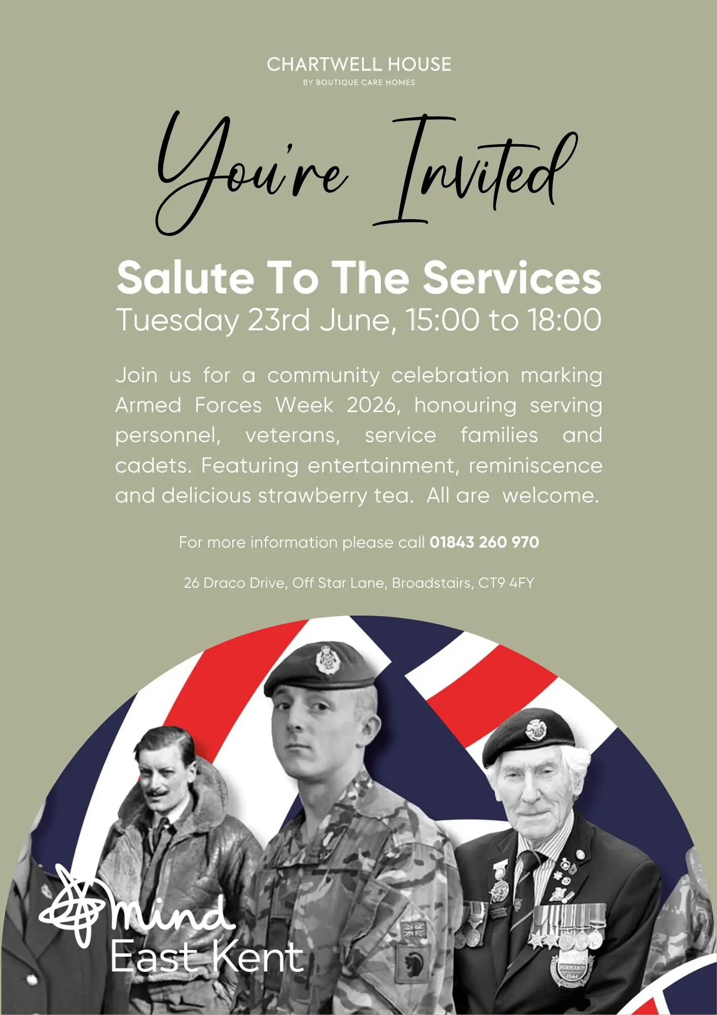 Salute To The Services at Chartwell House This June