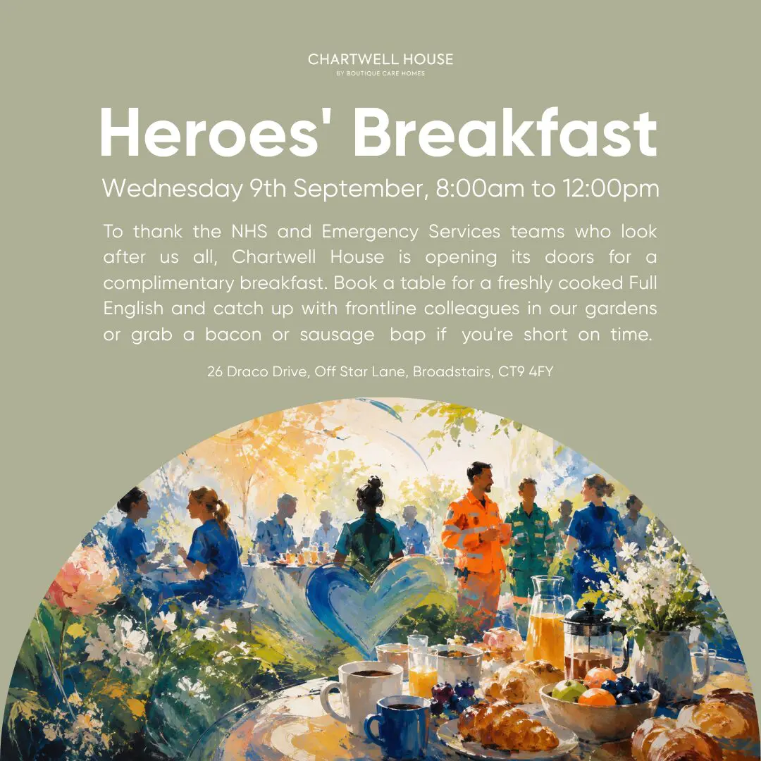 Chartwell House Says Thank You With a Heroes’ Breakfast