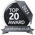 RCH | Awards Image | Carehome.co.uk Top 20 Award 2025 Logo