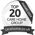 RCH | Awards Image | Carehome.co.uk 2024 top 20 Care Home Group Logo