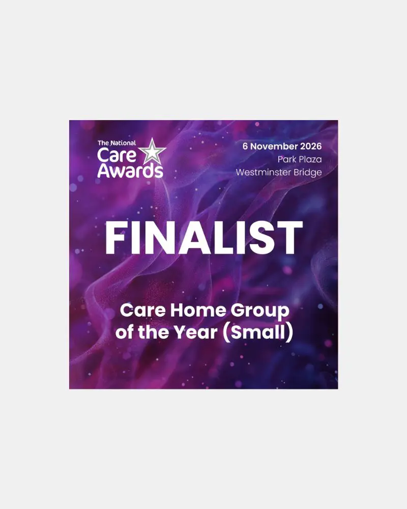 Care Home Group (Small) of the Year, Finalist, National Care Awards 2026
