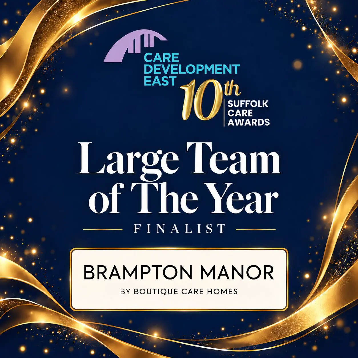 Brampton Manor Named Finalist at the Suffolk Care Awards
