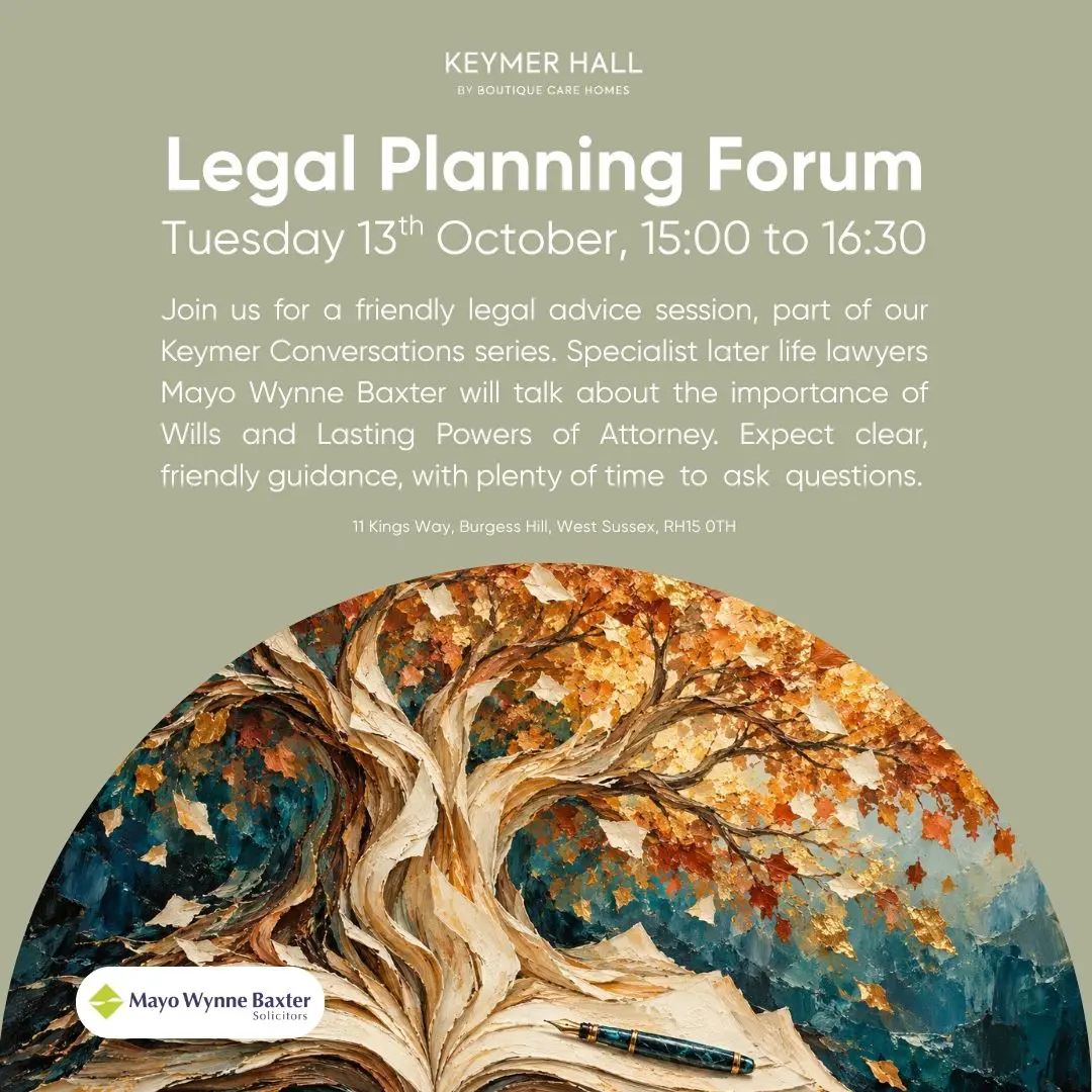 Wills & LPAs: Free Legal Advice Session at Keymer Hall
