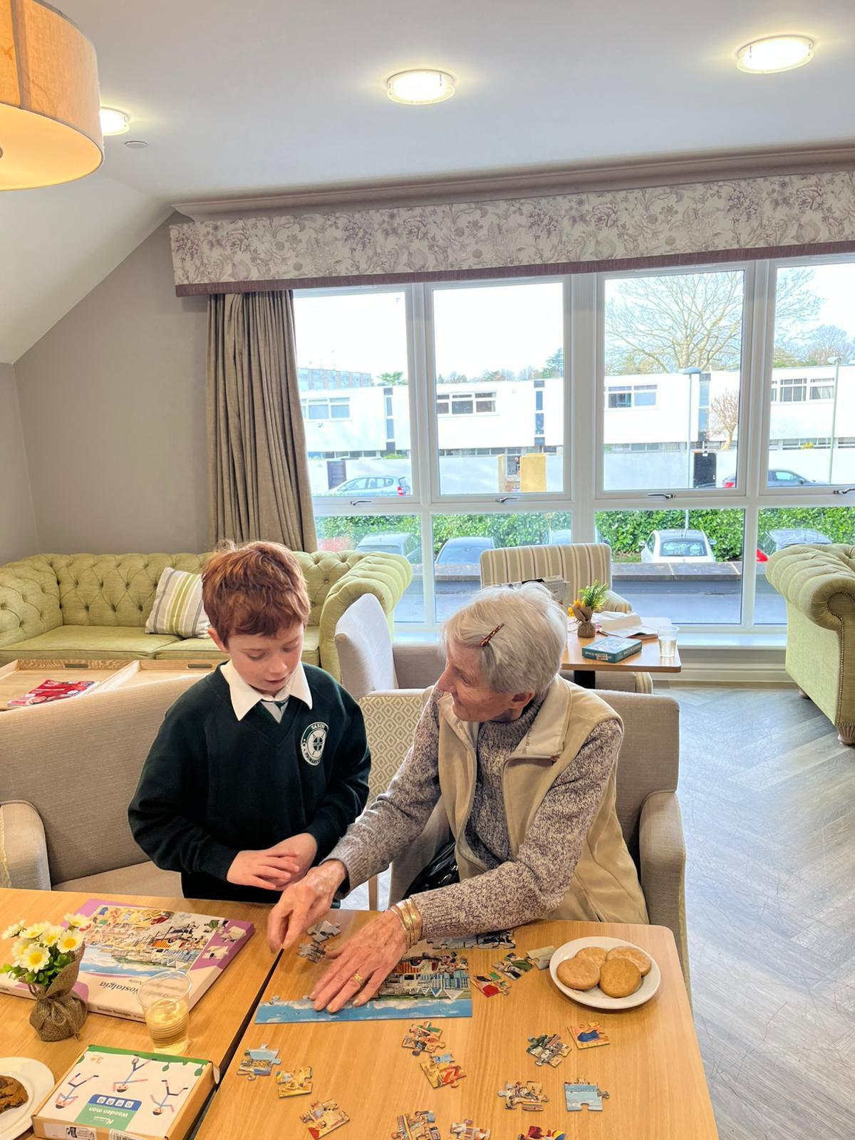 National Puzzle Day Brings Intergenerational Connection to The Burlington