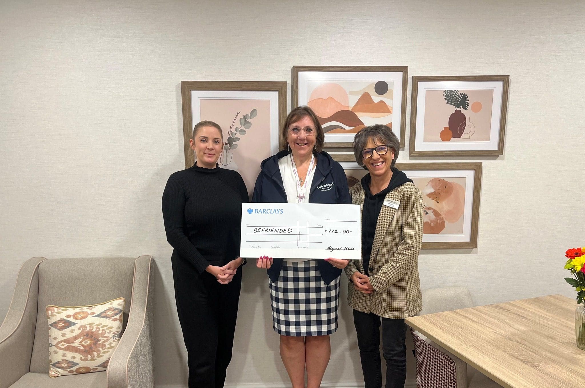 Keymer Hall Joins Forces with Befriended to Help End Loneliness in Mid Sussex