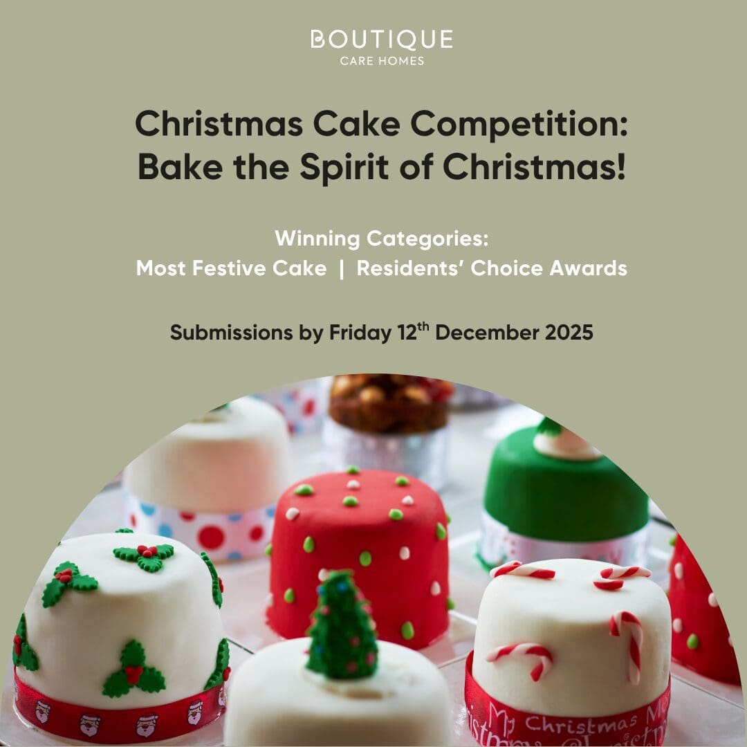 “Bake the Spirit of Christmas!” Boutique Care Homes Announces Christmas Cake Competition!