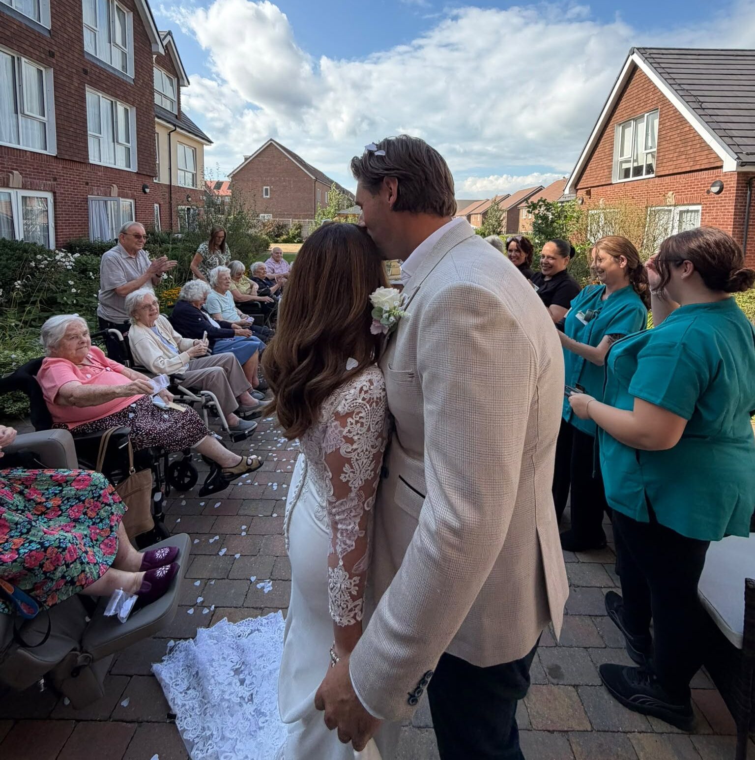 Chartwell House Residents Give Bride the Confetti She Missed